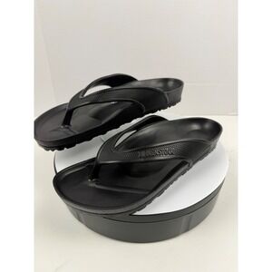 Birkenstock Lightweight Water Sand Washable Washable Thong Sandals Black Mens 10